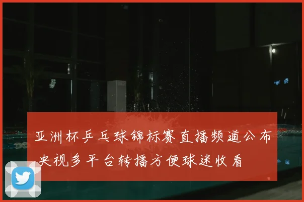 亚洲杯乒乓球锦标赛直播频道公布 央视多平台转播方便球迷收看